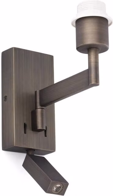 Faro Modern Bronze Metal Indoor Reading Wall Light