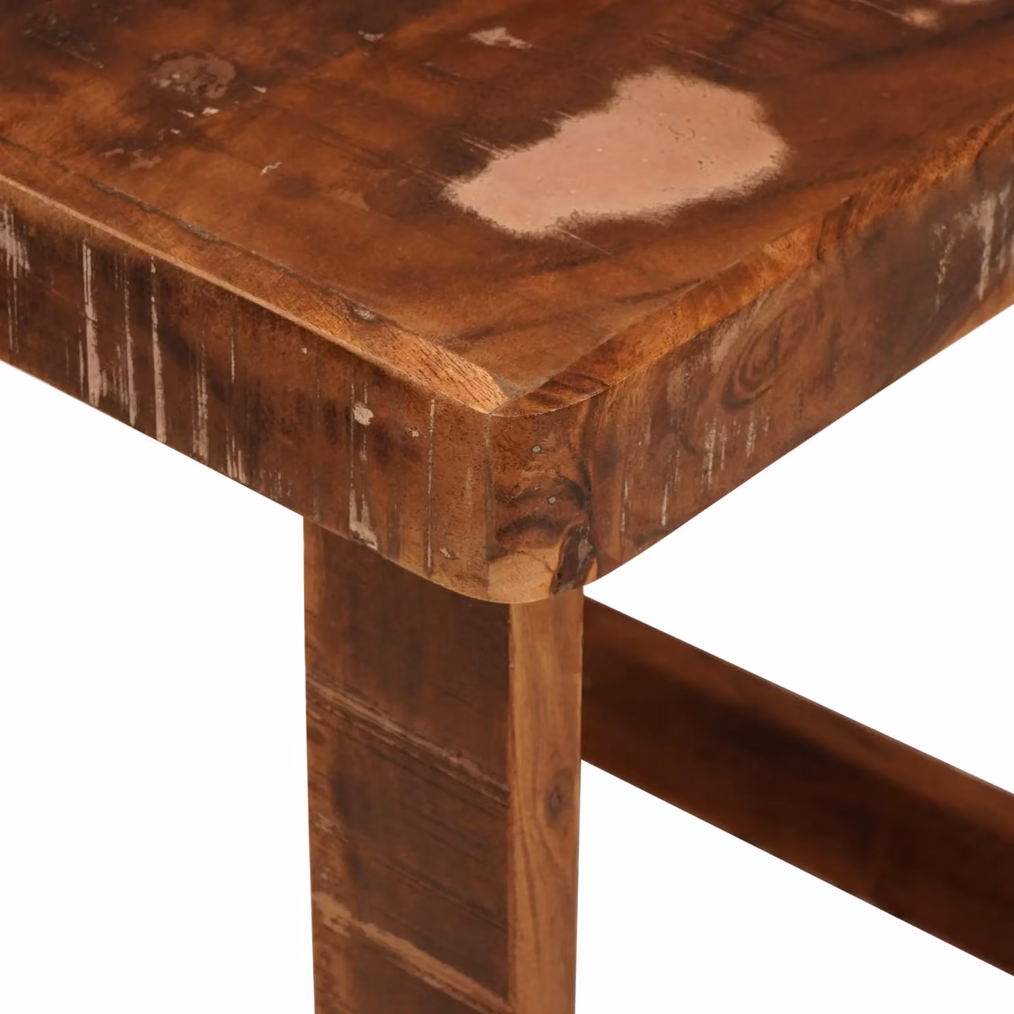Berkfield Home Multicolour Solid Reclaimed Wood Nested End Tables – 6