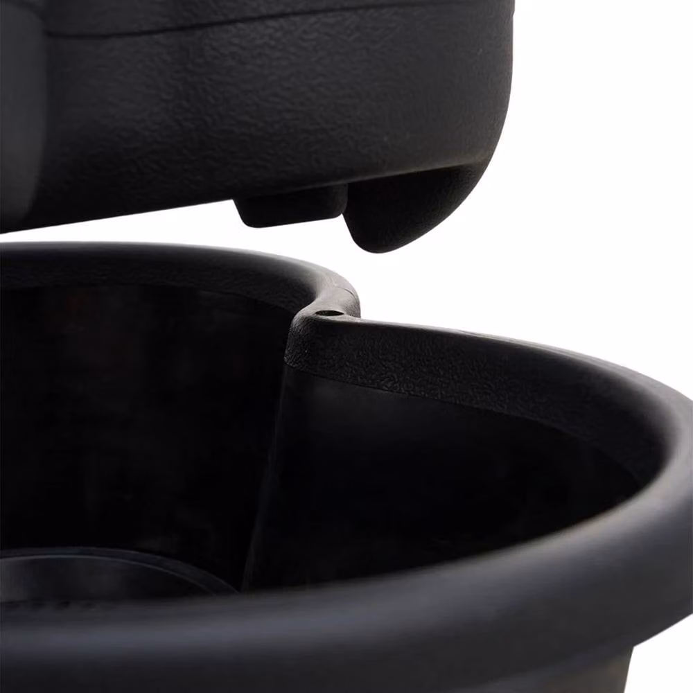 SPETLEK Black Plastic Stackable Strawberry Planter Tub Set of 5 – 4