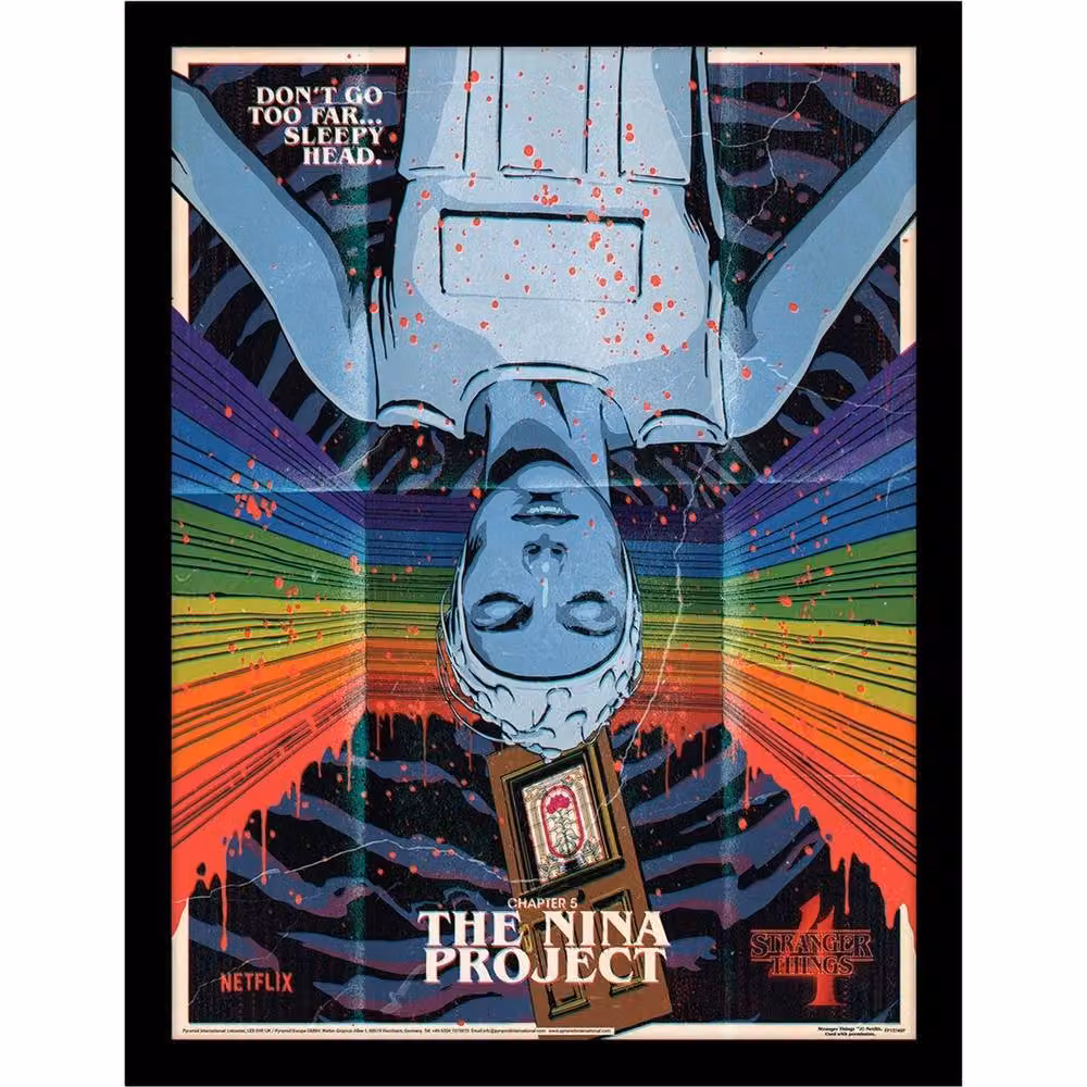 Stranger Things Chapter 5 The Nina Project Multicolour Paper Poster – 2