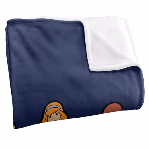 LOGOVISION Scooby Doo and Co Lineup Silky Touch Super Soft Fleece Throw Blanket, Multicolour, W: 127.0 cm x L: 152.4 cm – 2