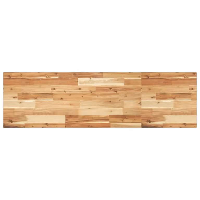 Berkfield Home Floating Shelf in Brown Oil Finished Solid Acacia Wood, W/D/H: 160 x 40 x 2 cm