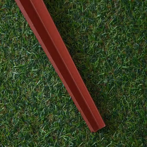 Samuel Alexander Brown Metal Square Garden Fence Post Holder and Spike W/D/H: 7.5 x 7.5 x 15 cm – 3