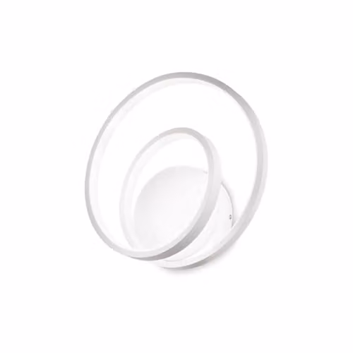 Ideal Lux Oz Modern LED Up and Down Wall Lamp in White with 2700K Warm White Light