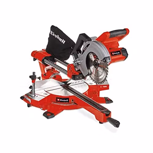 Einhell TE-SM 36/210 Li-Solo Cordless Sliding Mitre Saw, Red