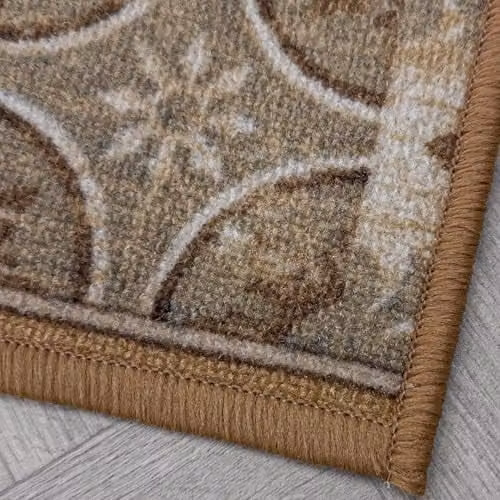 runrug Loop Pile Hallway Runner Rug in Murcia Beige, W/D: 80 x 300 cm – 4