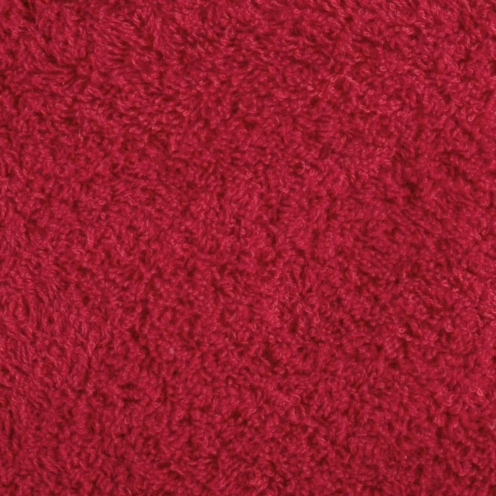 Berkfield Home SOLUND Premium Cotton Terry Sauna Towels, Red, 4 Pack, W: 80 cm, L: 200 cm, 600 gsm – 4