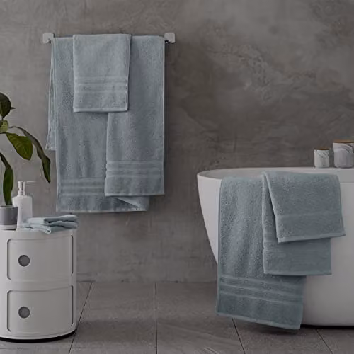 Catherine Lansfield Zero Twist Cotton Face Cloth Pair in Green, 30 x 30 cm – 2