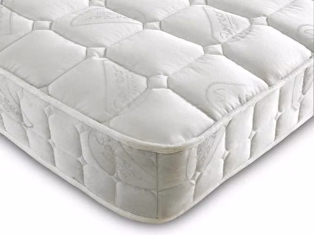 Sareer Matrah Economical Double Bonell Spring Mattress in a Box, White, W: 137 cm