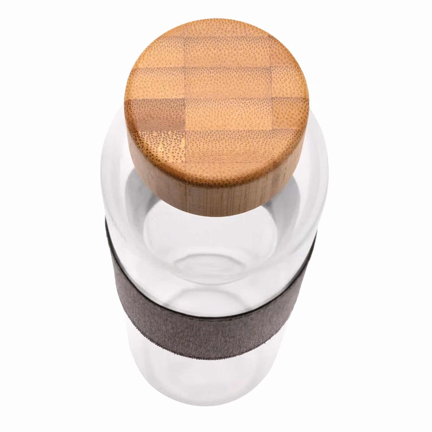 XD Design Impact Bamboo 750 ml Transparent Glass Water Bottle – 2