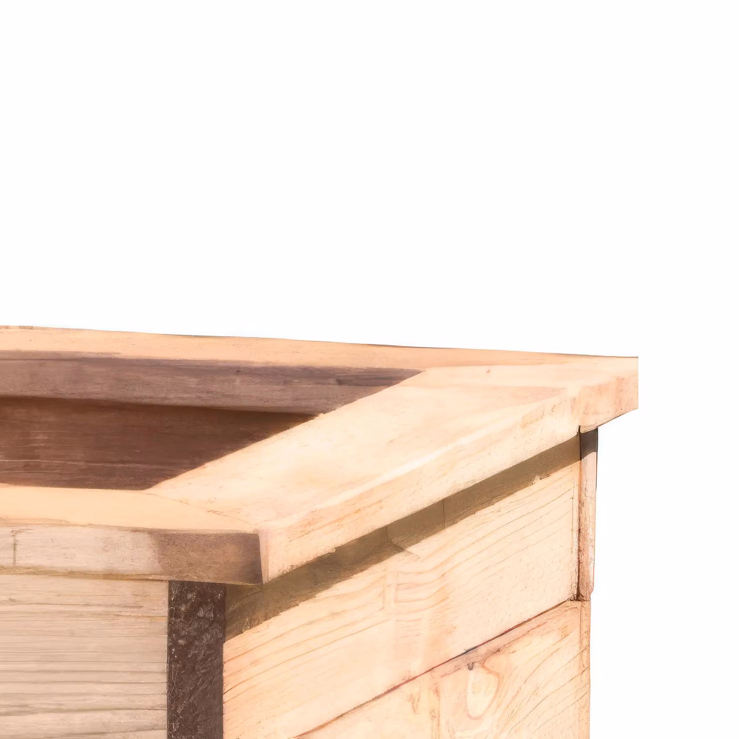 Primrose Brown Wooden Square Garden Planter Tub 47 cm – 2