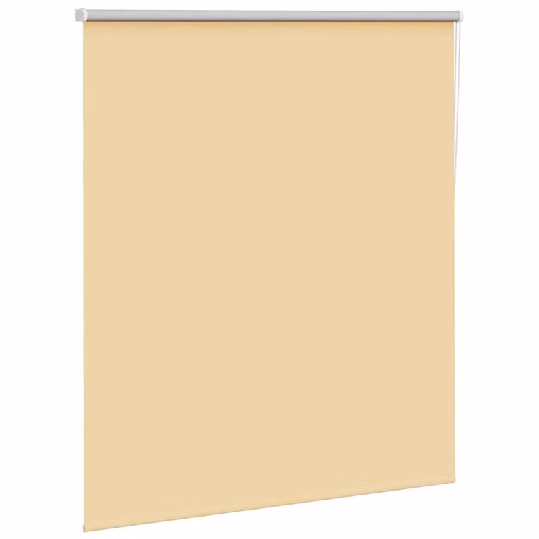 Berkfield Home Blackout Roller Blind in Beige Polyester, W: 135 cm, H: 130 cm