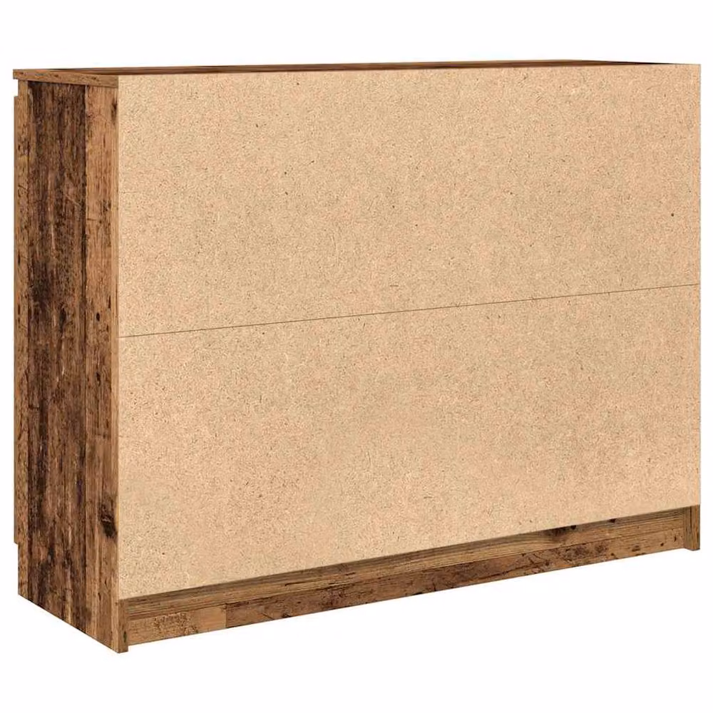 Berkfield Home Rustic Sideboard with Drawers in Brown, W/D/H: 100.5 x 35 x 76 cm – 5