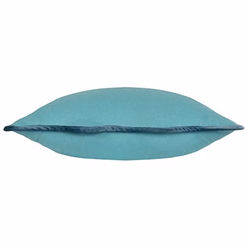 Heya Home Wiggle Reversible Velvet Cushion in Blue, W/D/H: 45 x 45 x 45 cm – 2