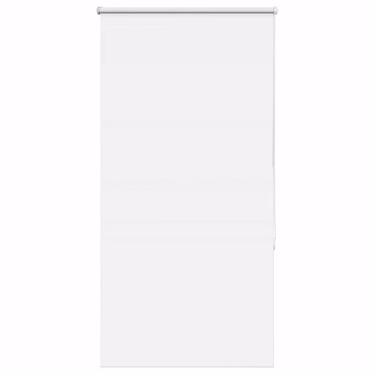 Berkfield Home White Blackout Roller Blind, Thermal Insulating Polyester Fabric, W: 70 cm, H: 130 cm