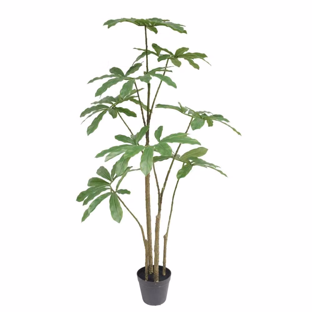 Leaf 120cm Dwarf Umbrella Realistic Artificial Tree in Green – 2