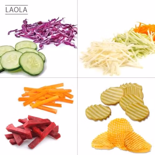 Gefu Multifunction Vegetable Slicer in Silver and Black with Adjustable Thickness and Non-Slip Base – 4