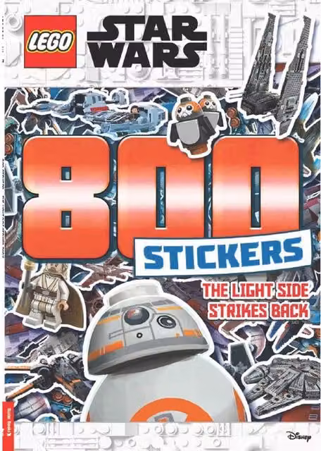 Lego Star Wars Disney Multicolour Stickers, 800 Pieces