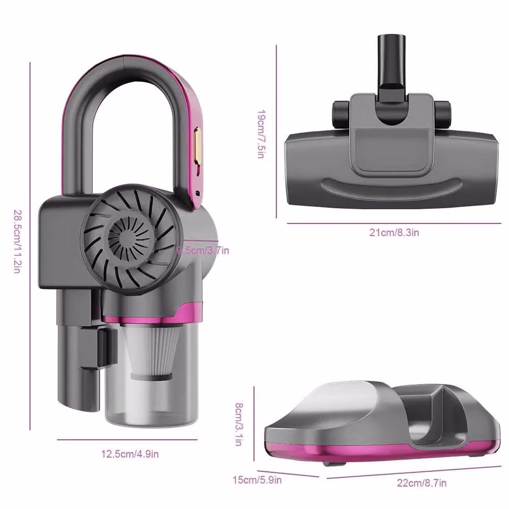 SPETLEK 4 in 1 Cordless Bagless Handheld Stick Vacuum Cleaner in Black – 3
