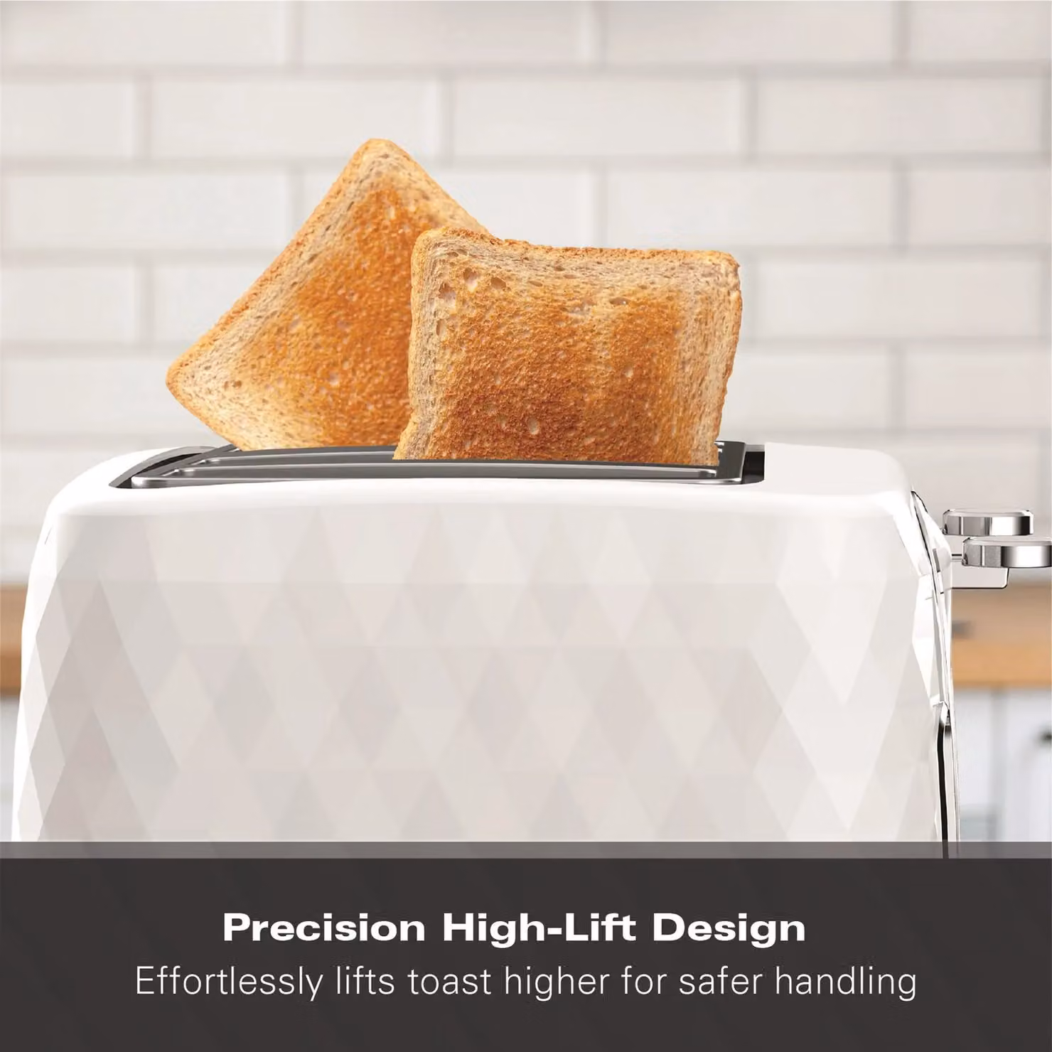Hamilton Beach Diamond 4 Slice Toaster in White – 4