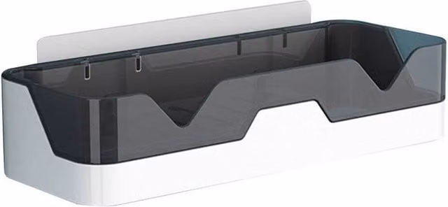 Nordara Self Adhesive Bathroom Shower Caddy Storage Organiser in Grey – 1