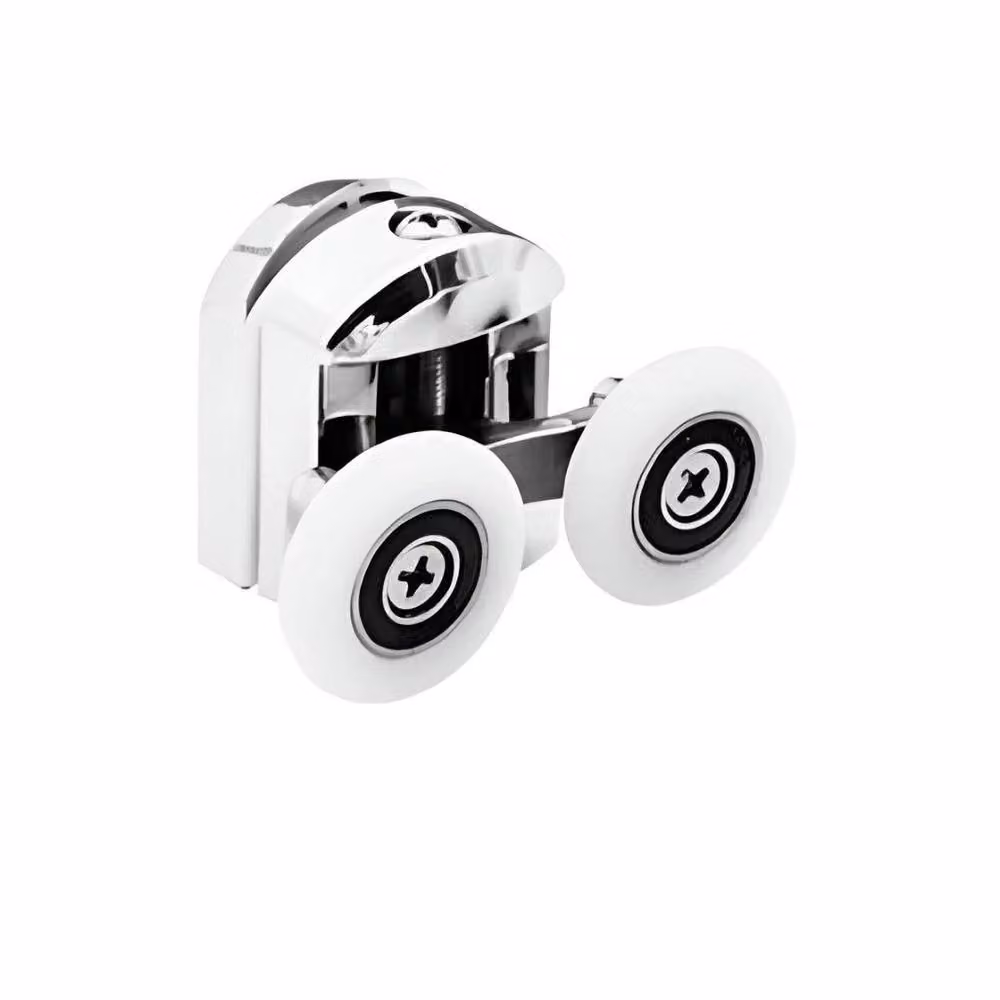 SPETLEK Pack of 4 Silver Shower Screen Door Roller Runners and Wheels – 3