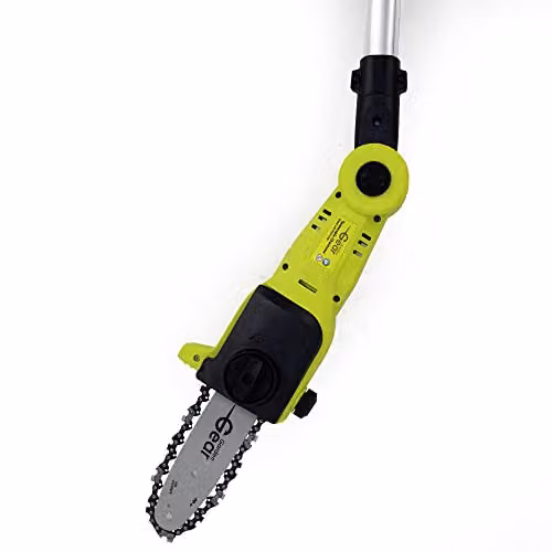 Garden Gear Cordless Telescopic Pole Chainsaw with 20V Lithium-ion Battery and Charger, 30 Degree Adjustable Head and 3m Reach – 5