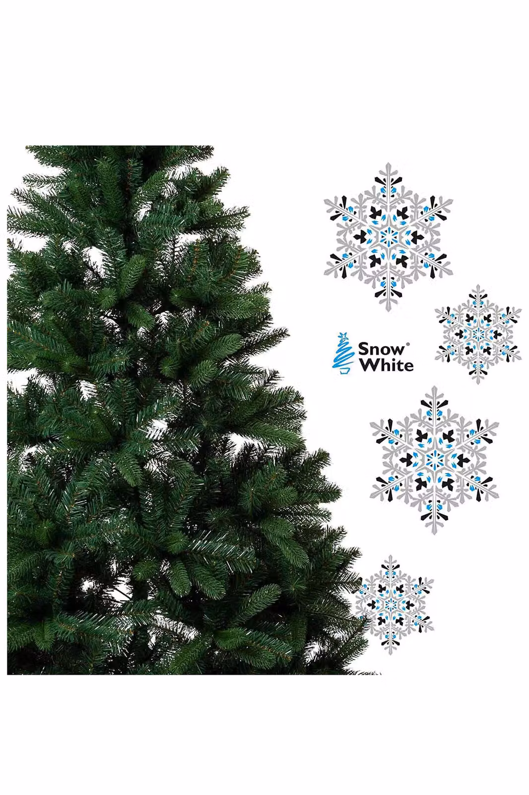 VFM e-Store Green Mixed Pine Artificial Christmas Tree, Height: 150 cm – 2