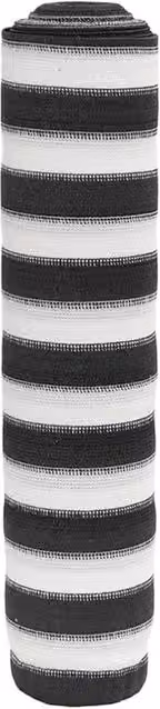 Berkfield Home Privacy Netting in Anthracite and White, HDPE, 1.5 x 10 m, 150 g/m²
