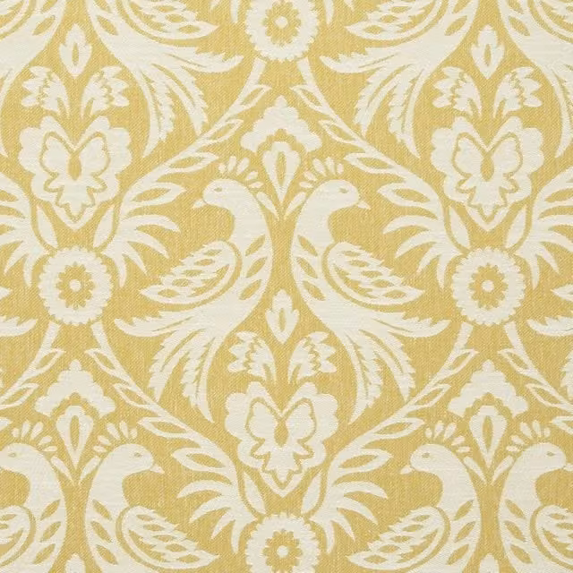 Clarke & Clarke Harewood Yellow Floral Fabric Panel