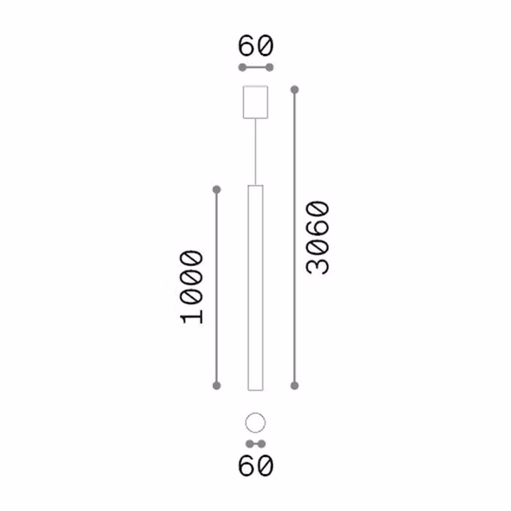 Netlighting Look 100cm Slim Suspended Pendant Ceiling Light in Gold/Brass with 1x GU10 – 2