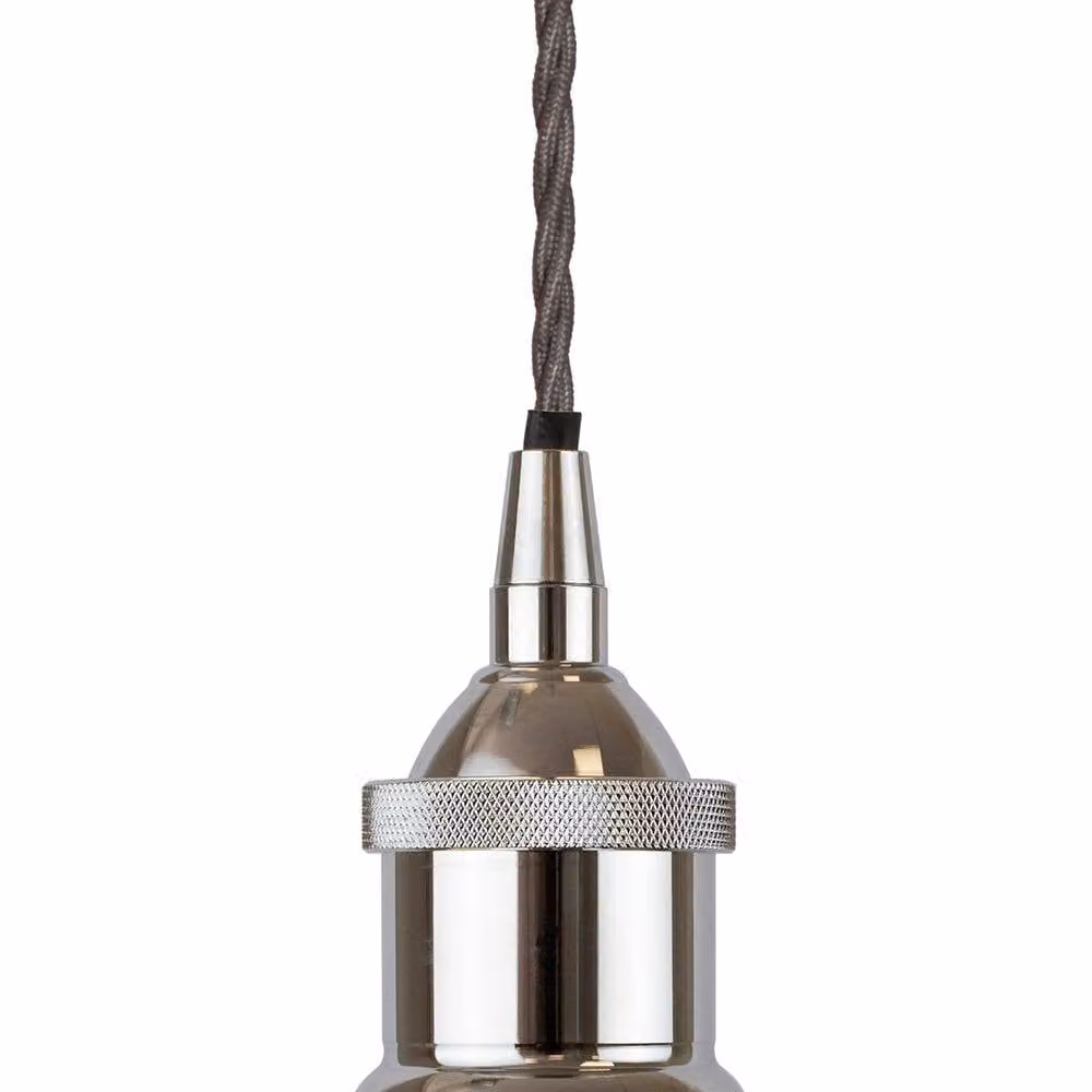SE Home St Edmund's Navy Blue and Grey Twisted Pendant Light