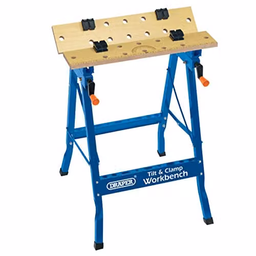 Draper 09951 Blue Foldable Tilt/Turn Workbench – 1