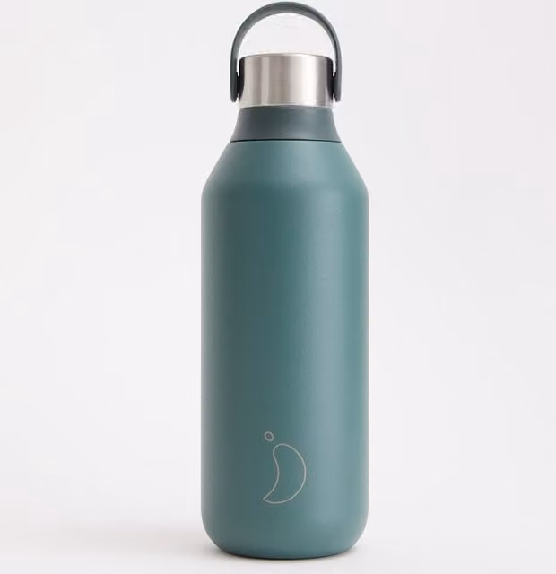 Chilly's Series 2 Vacuum Insulated Stainless Steel Water Bottle, 500ml, Green