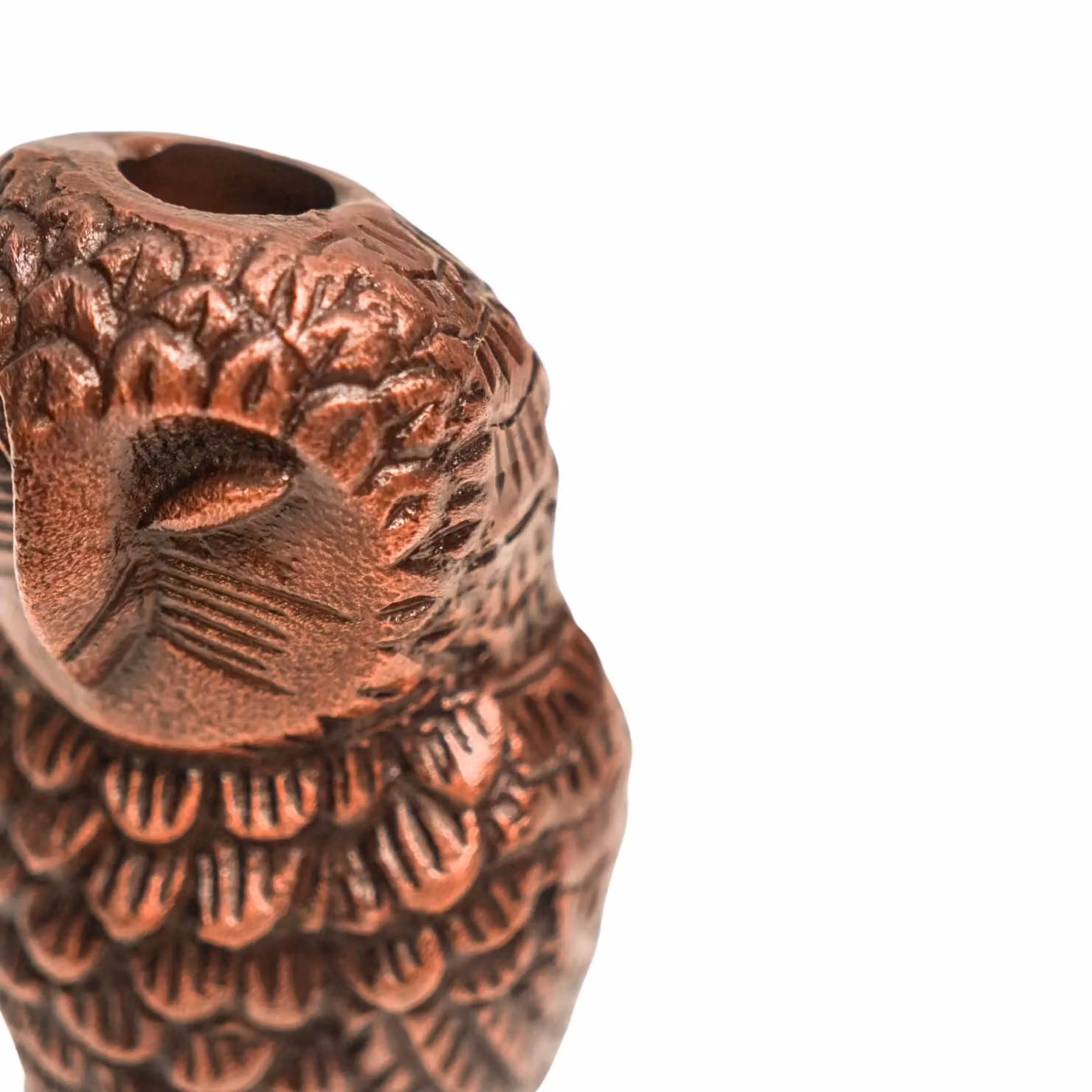 Ivyline Cast Aluminium Owl Candle Holder in Antique Bronze, H14.5 x W7.5 cm – 3