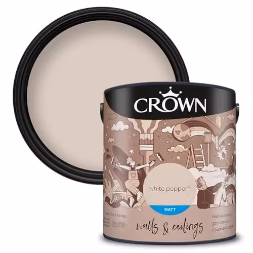 Crown Core Emulsion Matt White Water Based Dispersion 2.5 l