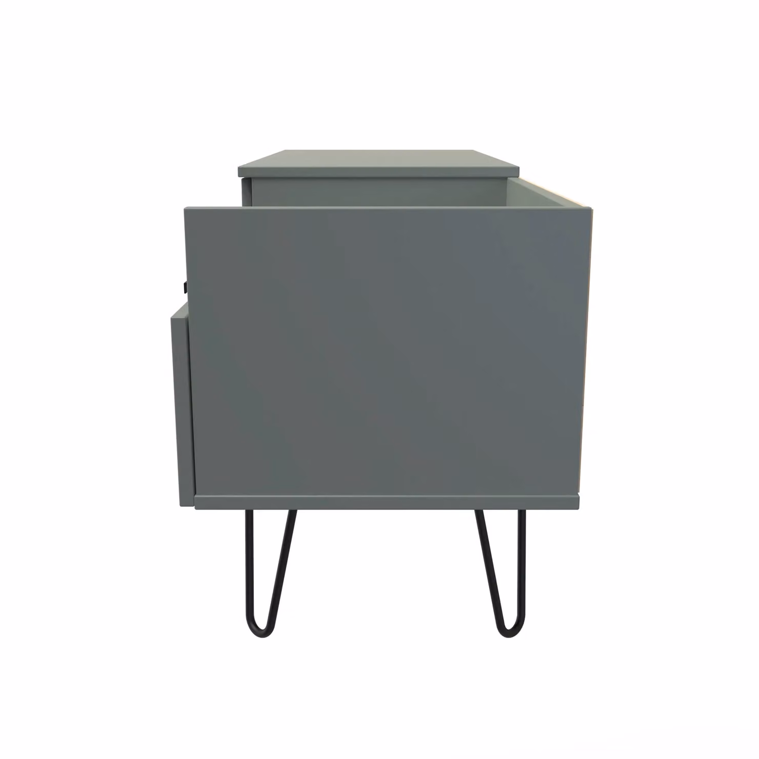 Ready Assembled 2 U Fuji Modern TV Console Unit in Green – 2