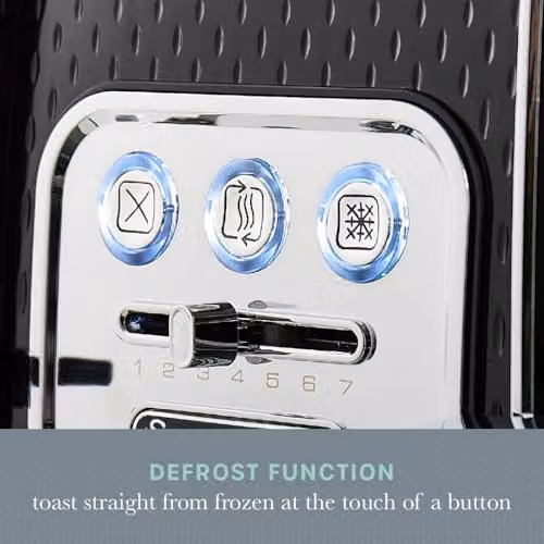 Swan ST19025BLK Elegance 4 Slice Toaster, 2100W, Black – 4