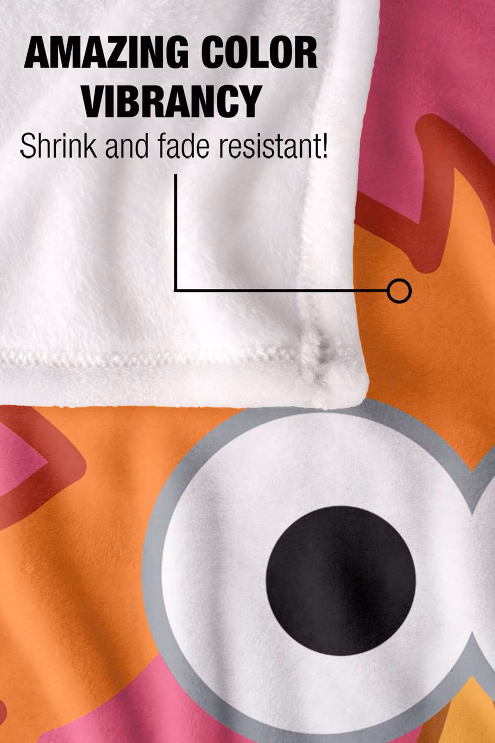 Sesame Street Henrietta Honker Silky Touch Super Soft Fluffy Throw Blanket, Multicolour, Extra Large – 5