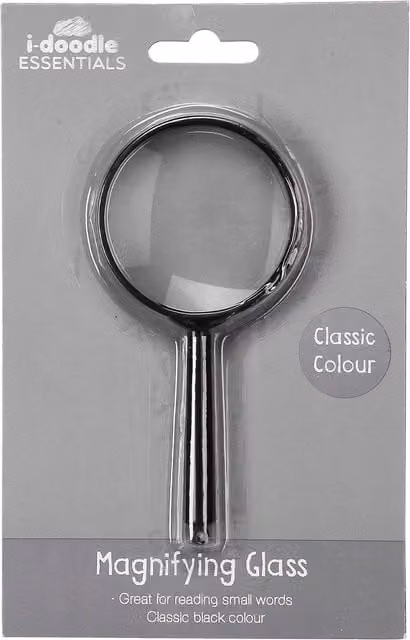 i-doodle Essentials Magnifying Glass in Black