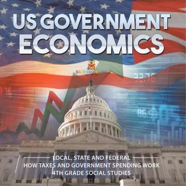 Baby Professor US Government Economics: Local, State and Federal How Taxes and Money Work Multicolour Paper Book