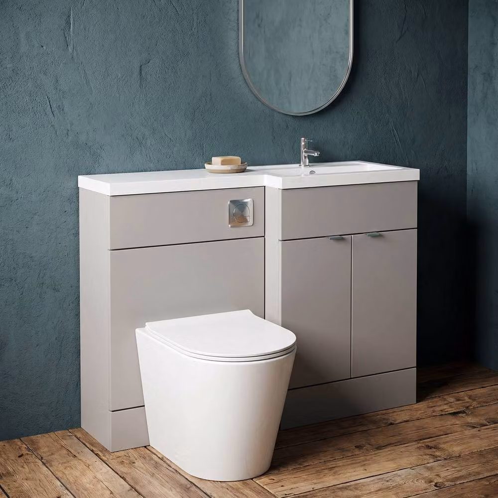 Balterley Alrewas Contemporary Grey 2 Door Right-Hand Combination Bathroom Unit – 2