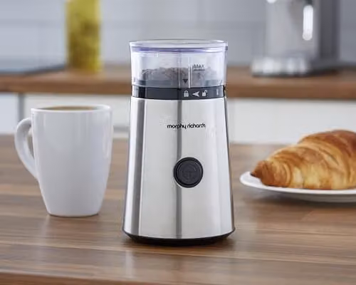 Morphy Richards Brew & Blend Electric Coffee Grinder in Silver with Stainless Steel Body and 60g Capacity – 2