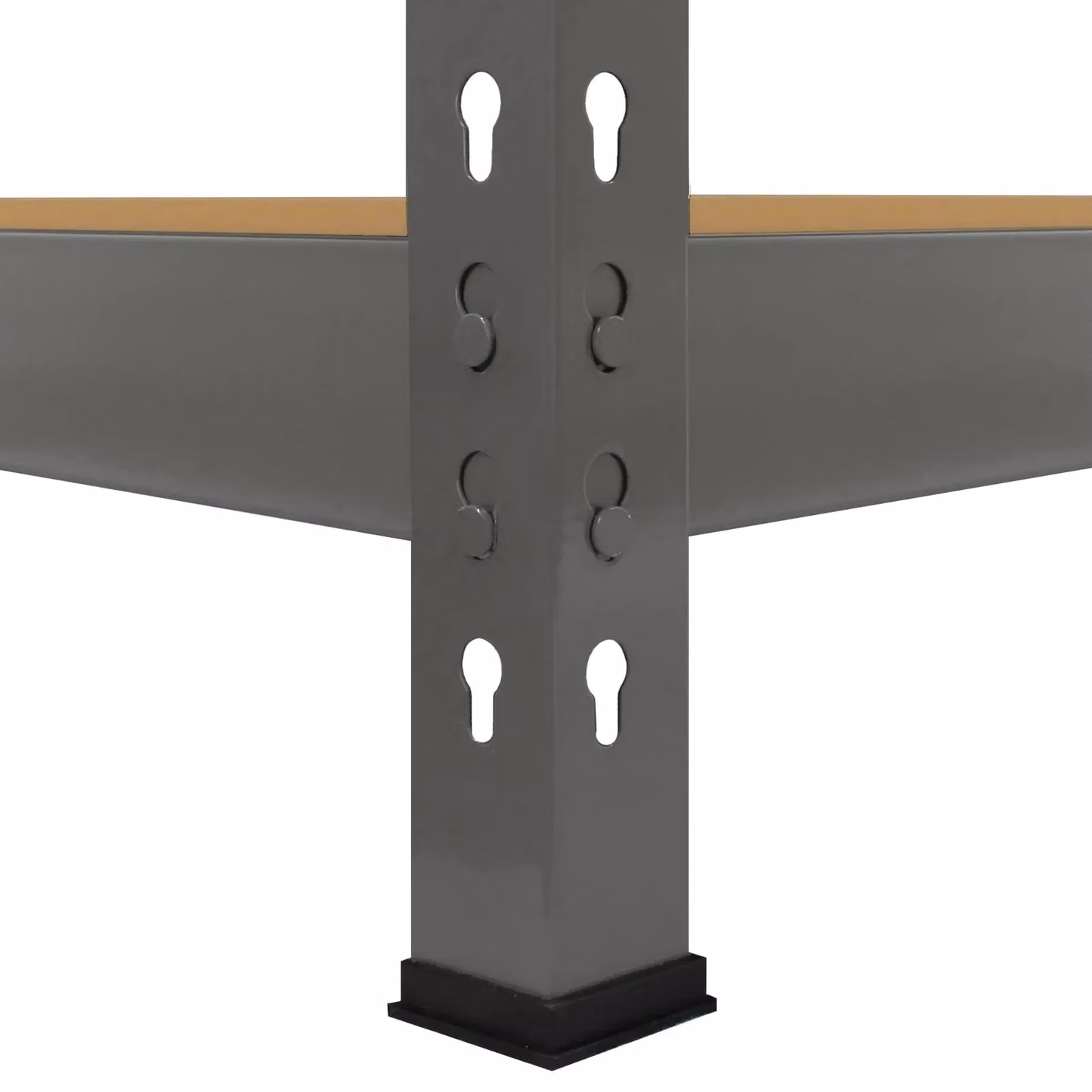 Monstershop Q-Rax Heavy Duty Storage Shelving, Grey, W: 160 cm, D: 60 cm – 5