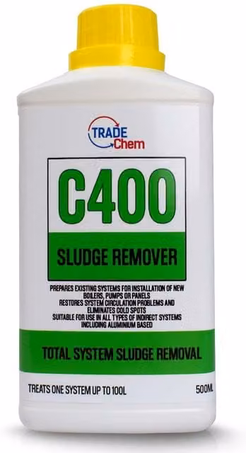 Trade Chemicals C400 Central Heating Sludge Remover, Orange, 0.5 l