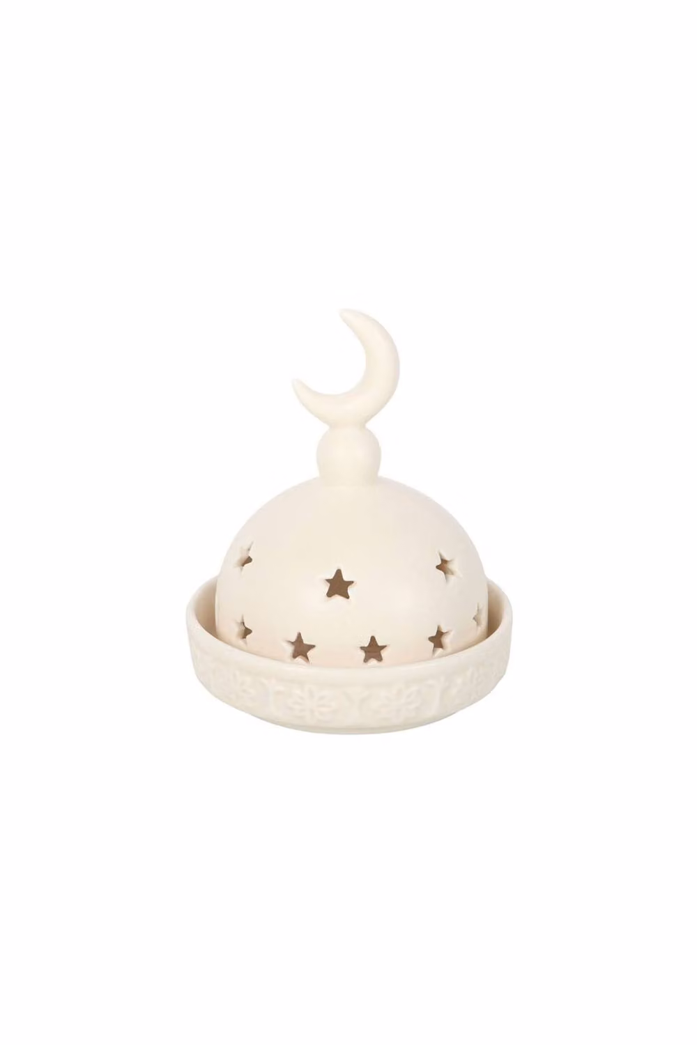 KDMD White Ceramic Mosque Incense Cone and Tealight Holder – 2