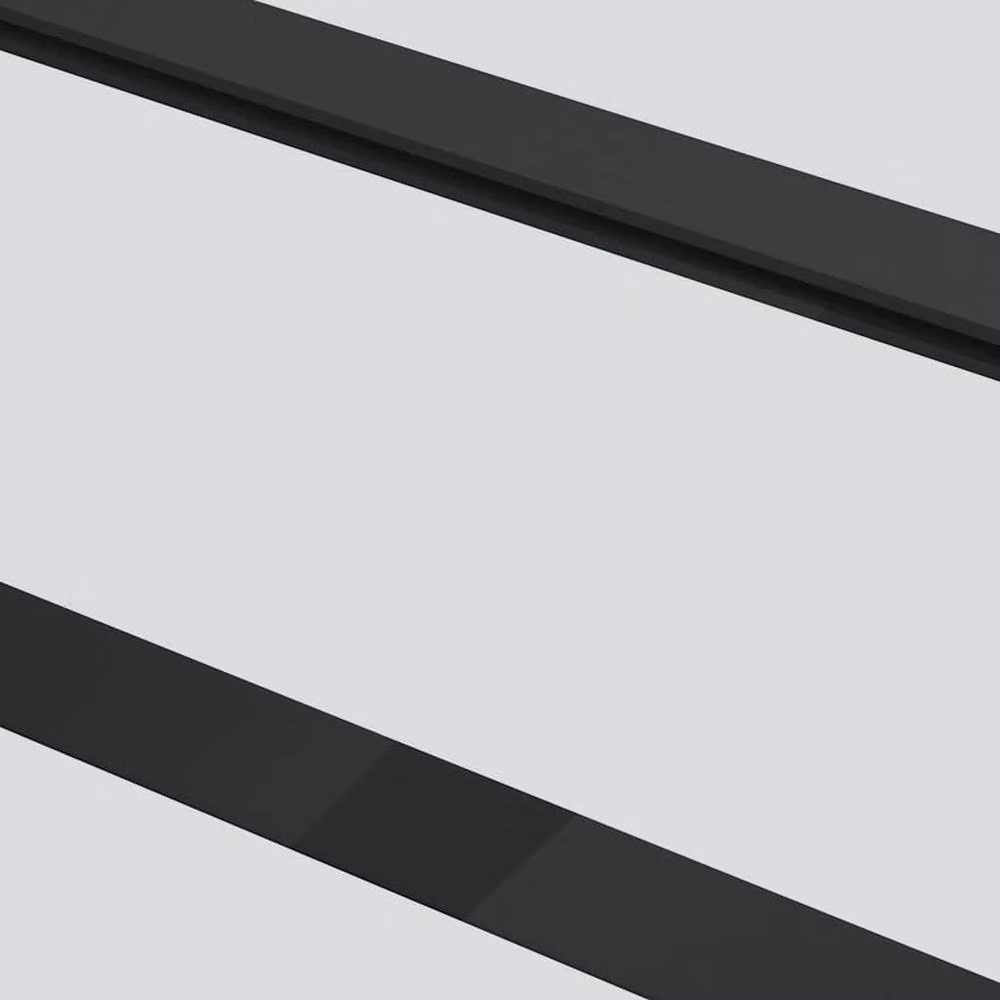 Berkfield Home Sliding Door with Hardware Set, Black ESG Glass and Aluminium, W: 102 cm, H: 205 cm – 5