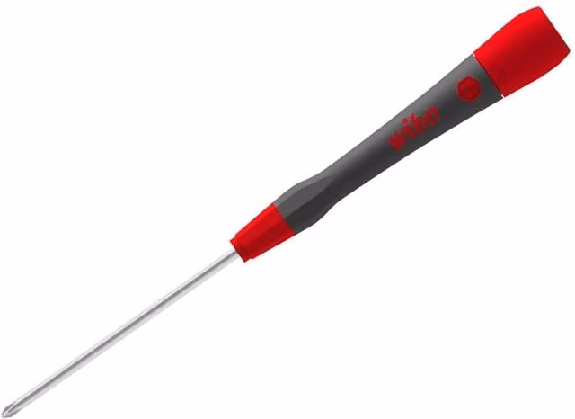 Wiha Picofinish Phillips Tip Manual Screwdriver in Red and Multicolour