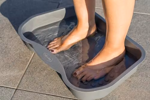 Lay-Z-Spa Non-Slip Foot Bath Tray for Hot Tubs, Spas and Pools, Grey, W/D/H: 54.2 x 36.0 x 9.0 cm – 5