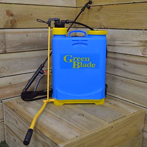 Green Blade 20 Litre Manual Backpack Knapsack Pressure Sprayer in Blue – 1